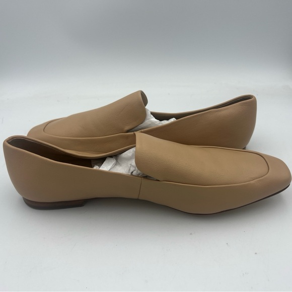 VINCE Brette Loafer ALL Leather Tan Women’s Size EU 38.5 US 8.5 Comfort NEW - Picture 7 of 16